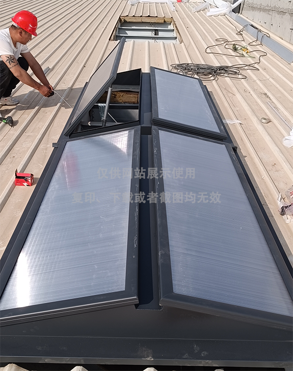 兰州王老吉生产车间柯坪排烟天窗